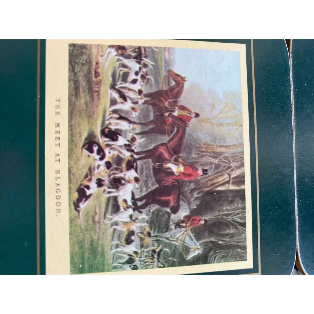 Vintage Ralph Lauren Inspired Coaster set of 6 New in original box